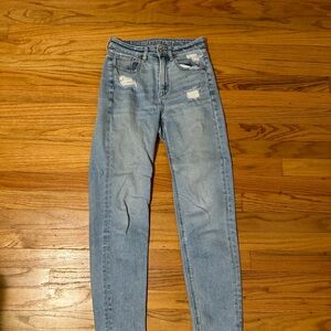 American Eagle Outfitters Blue High Rise Jeans